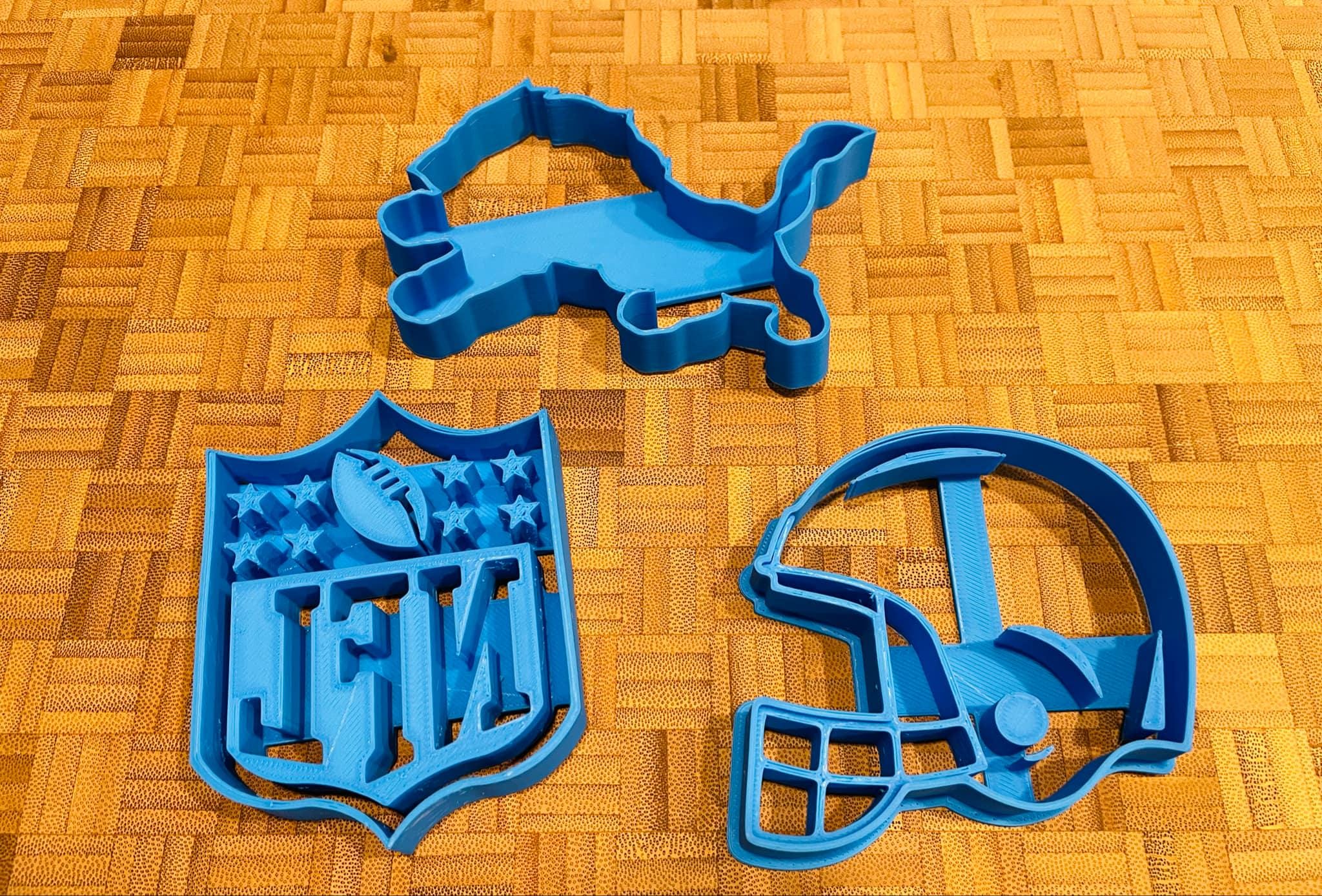 Detroit Lions Cookie Cutters