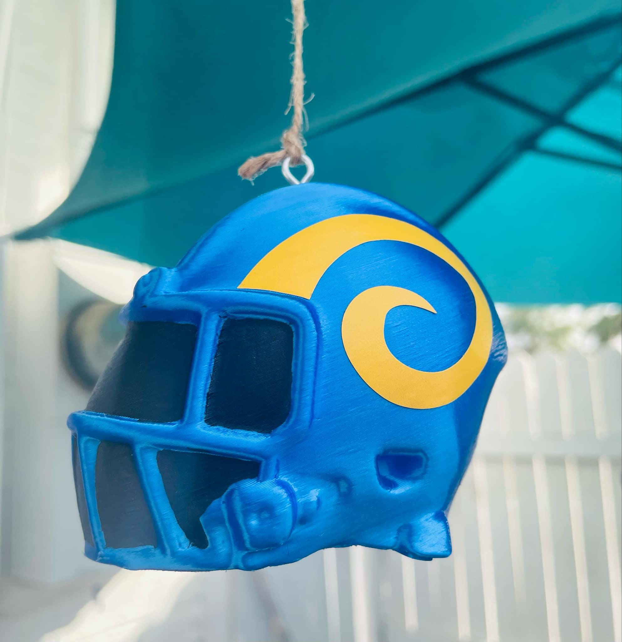 Personalized Football Helmet Ornament
