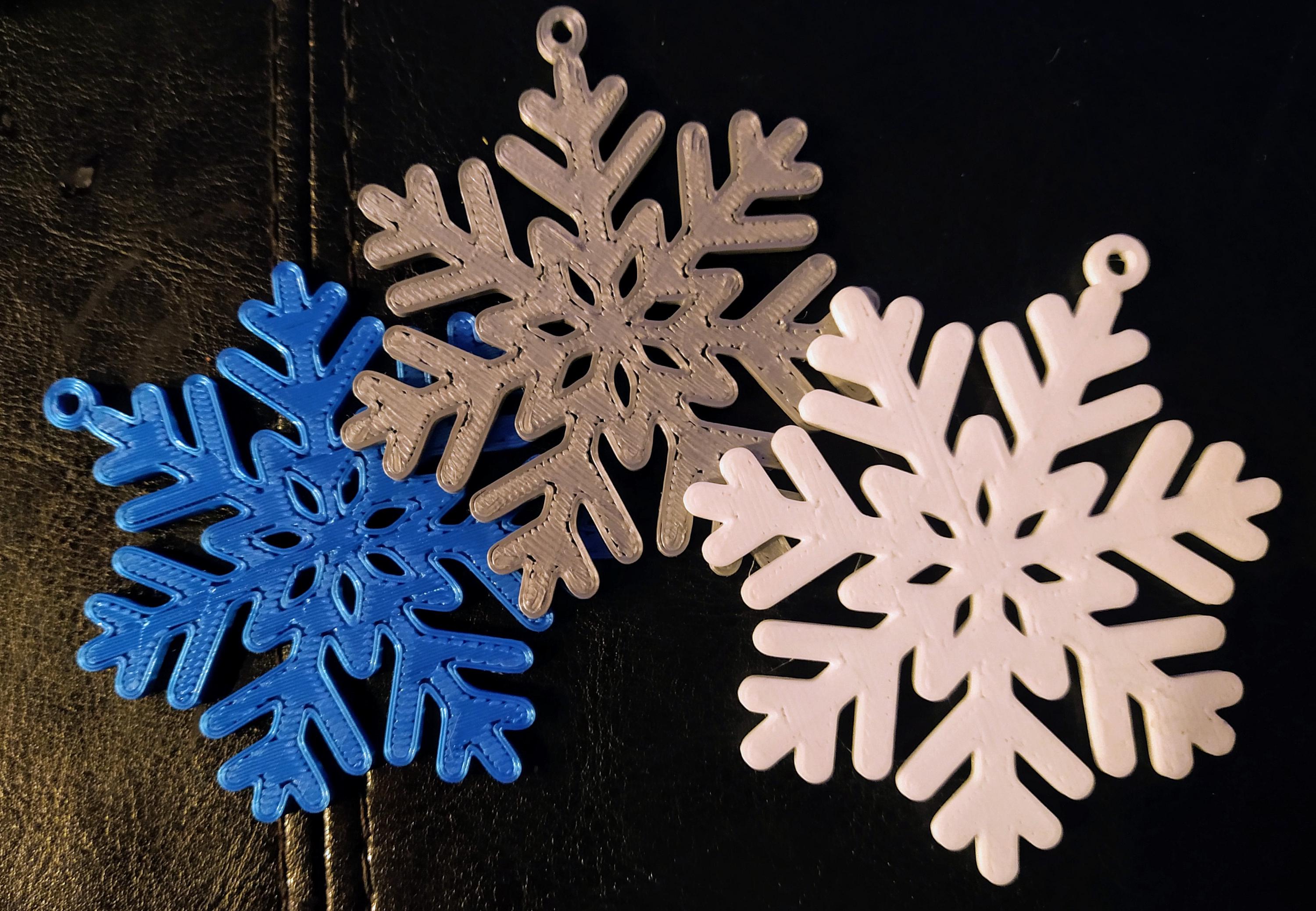 Snowflake Ornaments 18 Piece Set