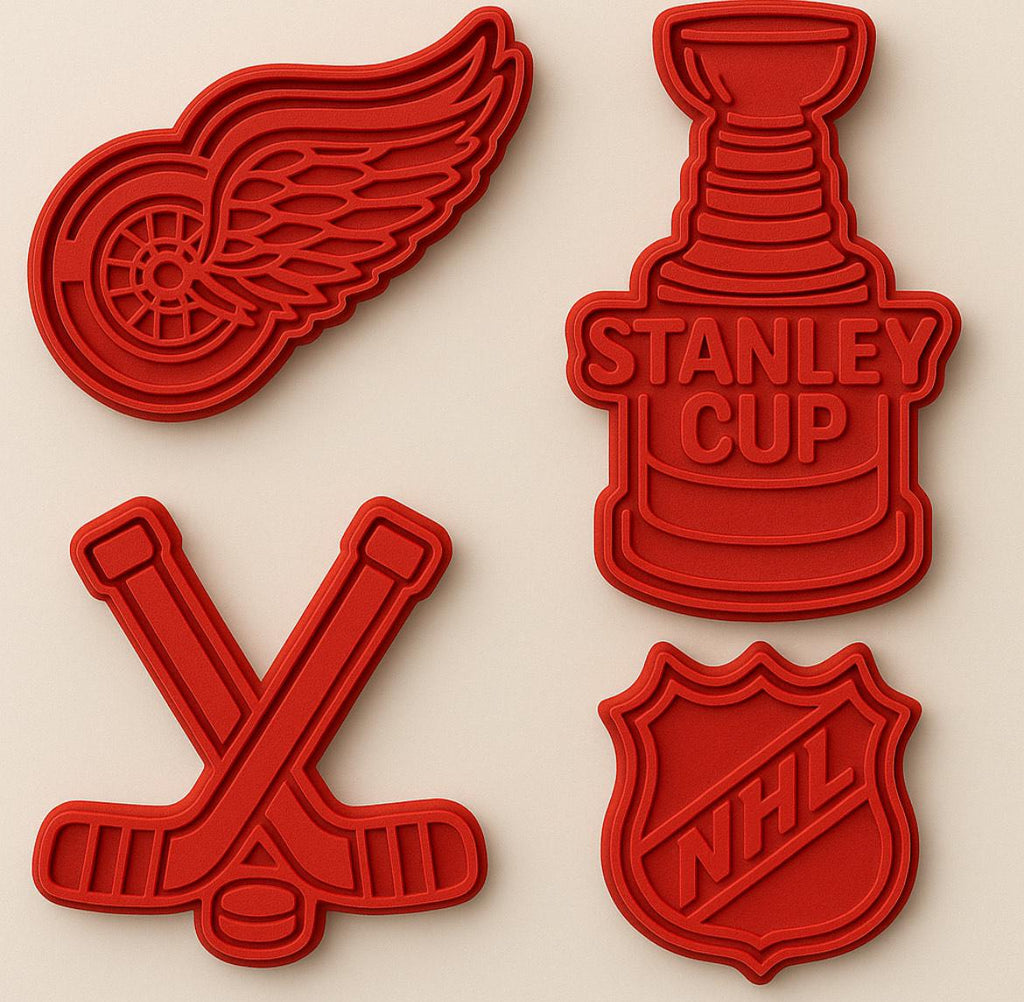 Detroit Redwings Cookie Cutters
