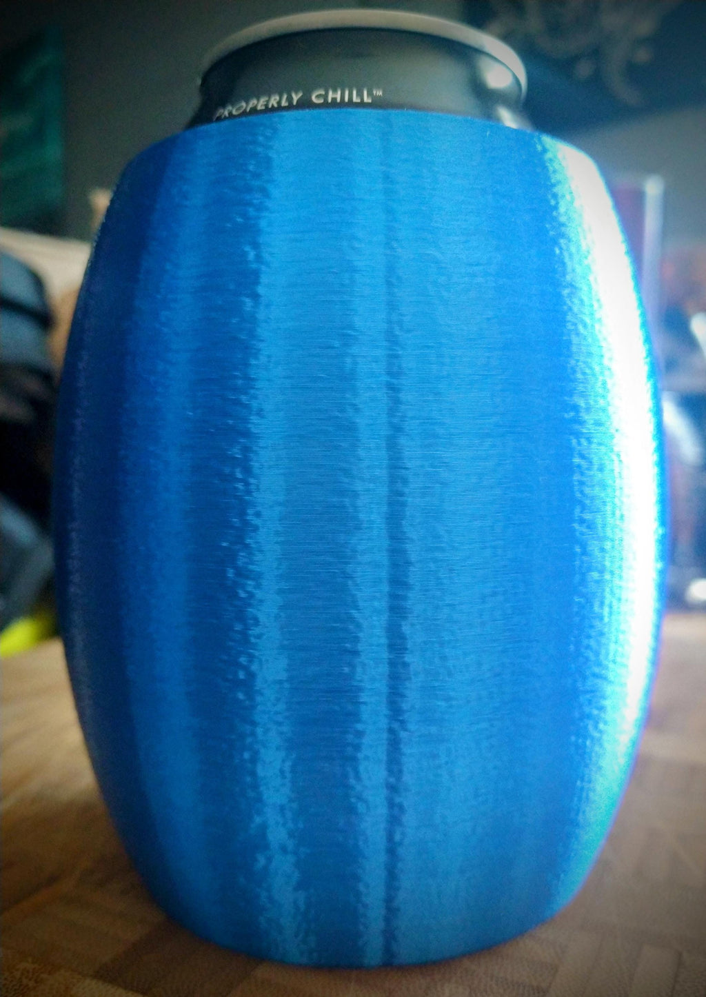 Michigan Wolverine 3D Football Beer Can Koozie