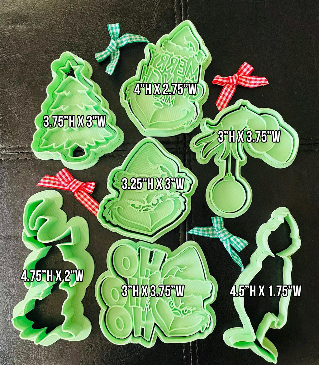 Grinch Cookies Cutters