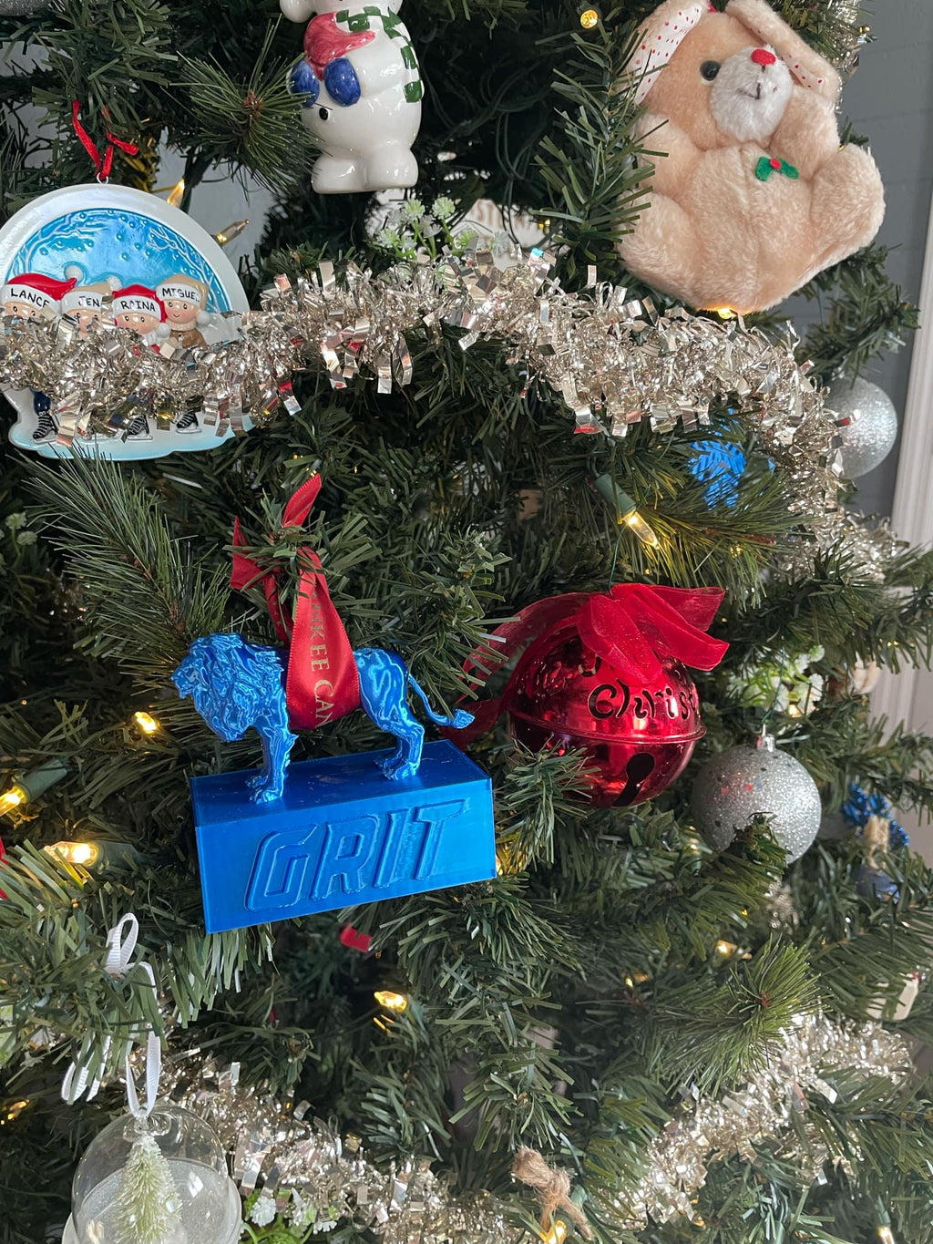 Detroit Lions Grit Statue | 3D Printed | Gift For Football Fan | Christmas Ornament | Football Decoration