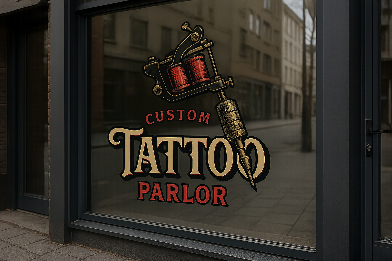 apply it to a outdoor shop window