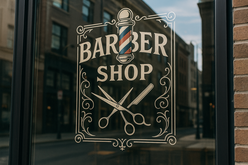 apply it to a store front window