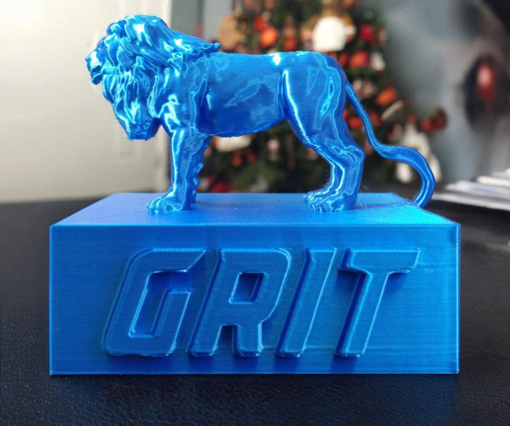 Detroit Lions Grit Statue | 3D Printed | Gift For Football Fan | Christmas Ornament | Football Decoration