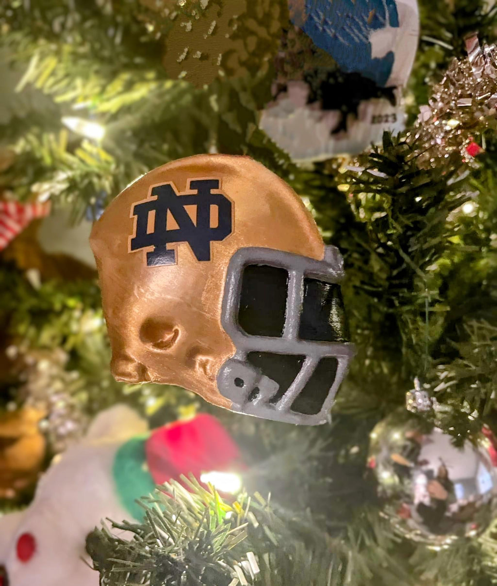 Personalized Football Helmet Ornament
