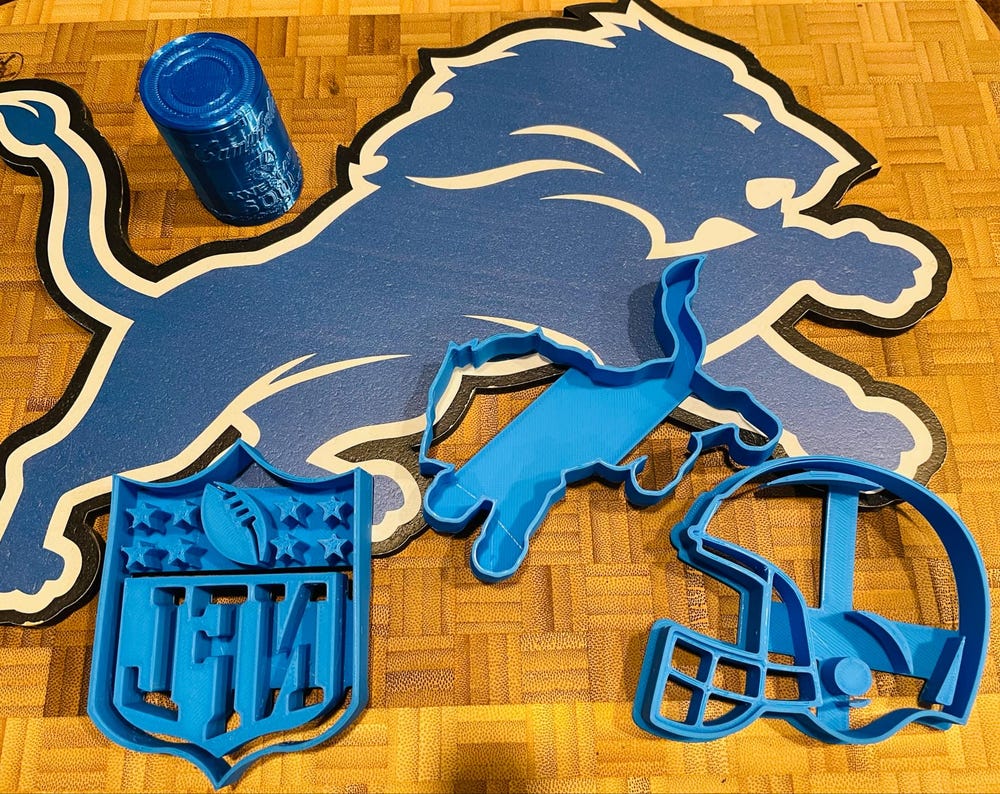 Detroit Lions Cookie Cutters